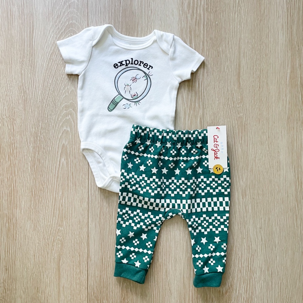 Baby 2pc Outfit Bundle, 3-6m